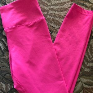 Zyia Hot Pink Leopard 7/8 Light n Tight High Rise